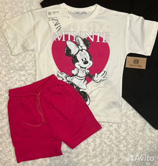 Футболка и шорты для девочки 122 7 лет 8 лет