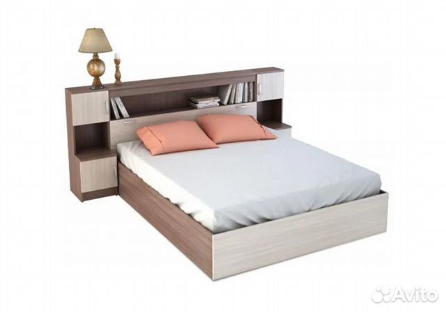Кровать Басса 552 с прикроватным блоком