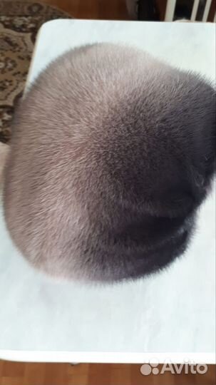 Берет женский норковый