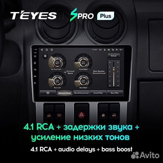 Магнитола Renault Logan 1 дорест spro Plus 4/32