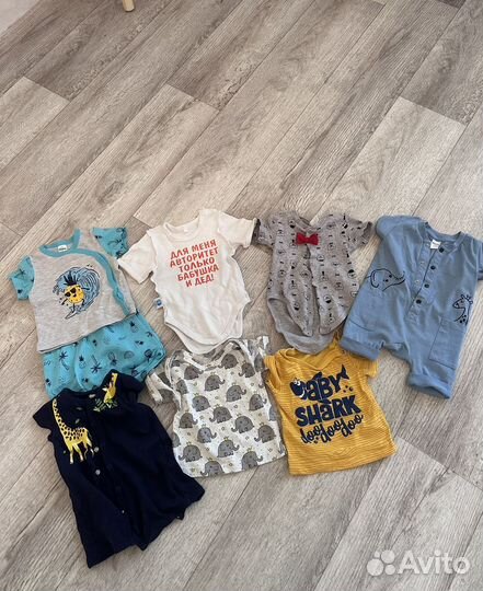 Одежда пакетом на мальчика 62-68 размера(17 вещей)