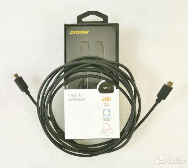 Кабели «USB Type C (папа) — USB Type C (папа)»