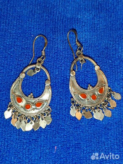 Серьги серебро