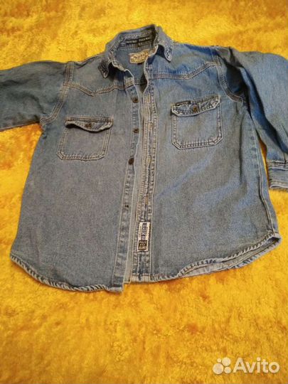 Джинсовая рубашка На мальчика