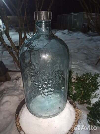 Бутыли стеклянные