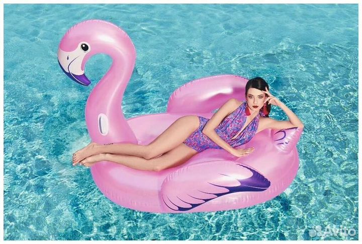 Надувной фламинго Bestway 173 *170 новый