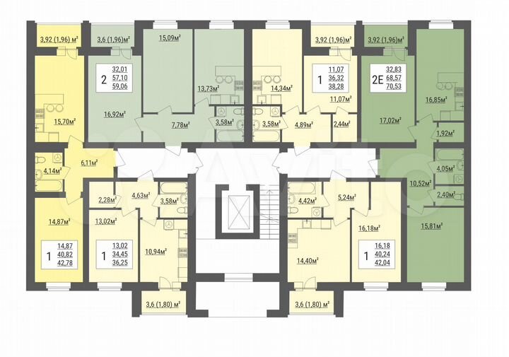 1-к. квартира, 36,3 м², 6/8 эт.