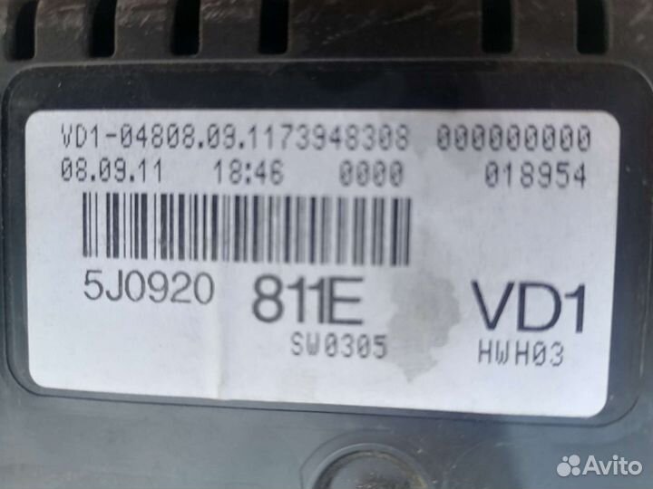 Щиток приборов шкода фабия