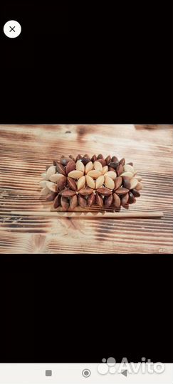 Заколка дерево