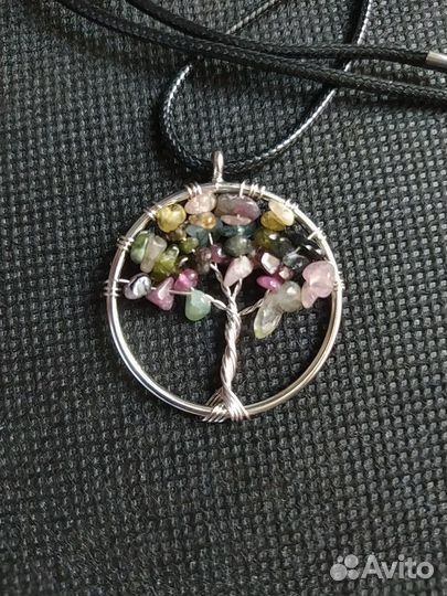 Кулон на шнурке Дерево жизн