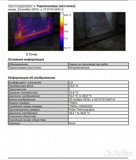 Тепловизионное обследование