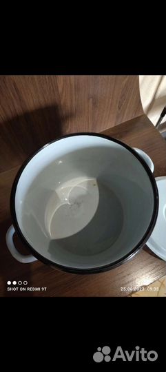 Кастрюля эмалированная 6 литров