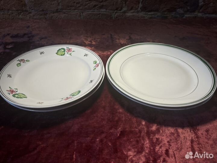 Тарелка столовая, СССР, фарфор