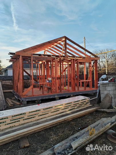 Каркасный домик, торг можно и под заказ