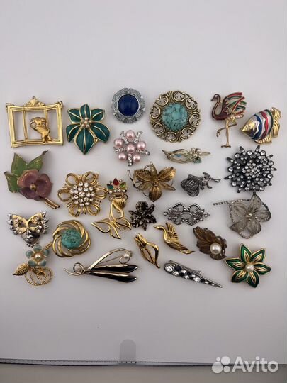 Брошь винтаж СССР Чехия Германия