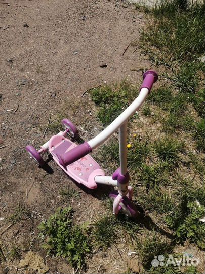 Самокат детский трехколесный бу