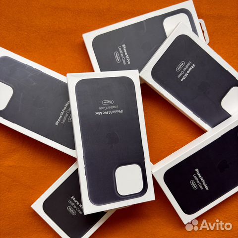 iPhone 14 Pro&Pro Max Leather Case Midnight (New)