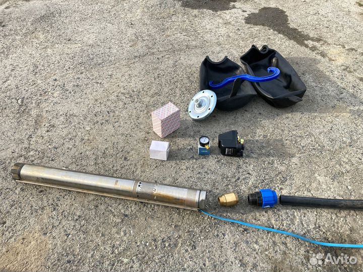 Замена насоса скважины для воды, ремонт автоматики