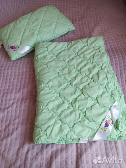 Комплект одеяло с подушкой детское