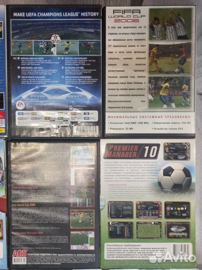 Коллекция PC игры Футбол Лига FIFA Soccer Manager