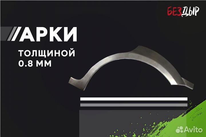 Кузовная арка Fiat Doblo 1 правая