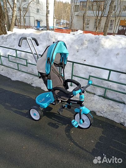 Велосипед с родительской ручкой