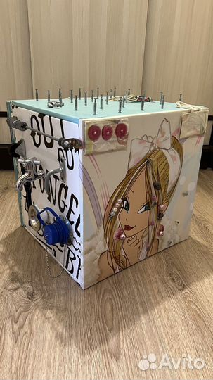 Бизиборд куб большой