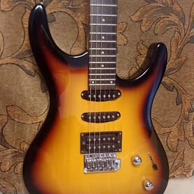 4-9-50. Washburn 10 orange superstrat