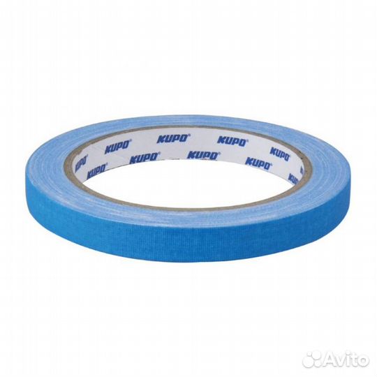 Kupo CSS-1215BU Cloth Spike Tape, blue 12mm*13,72m Скотч синий