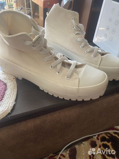 Кеды высокие женские