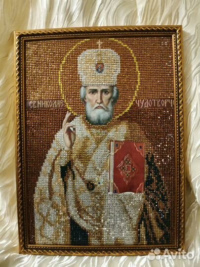 Икона алмазная живопись, вышевка