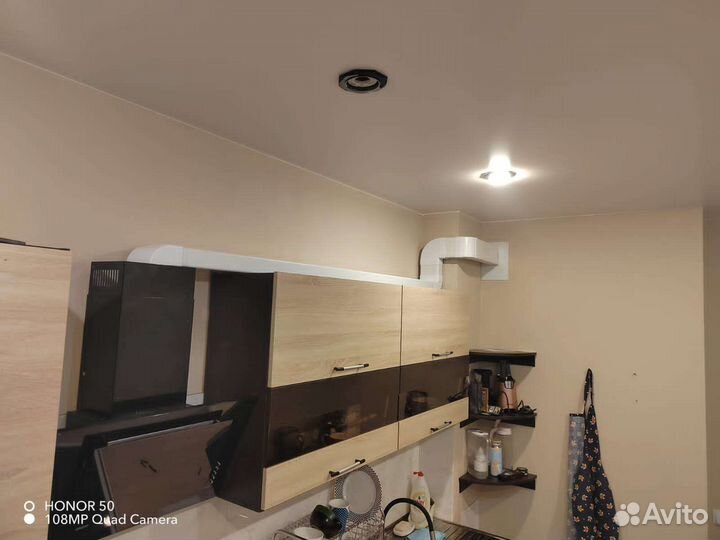 Установка кухонной вытяжки,мастер на час