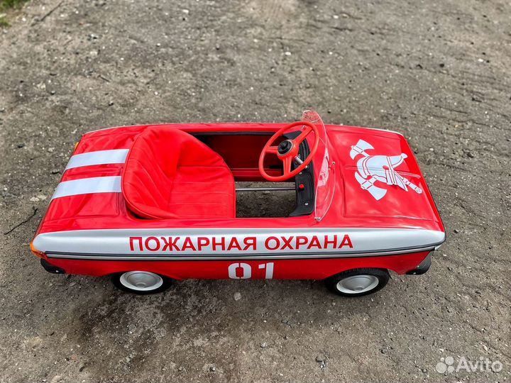 Педальный москвич СССР - пожарная охрана