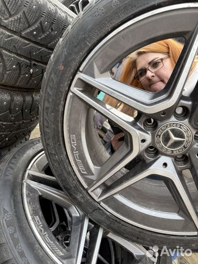 Колеса Mercedes C class R18 Оригинал Зима