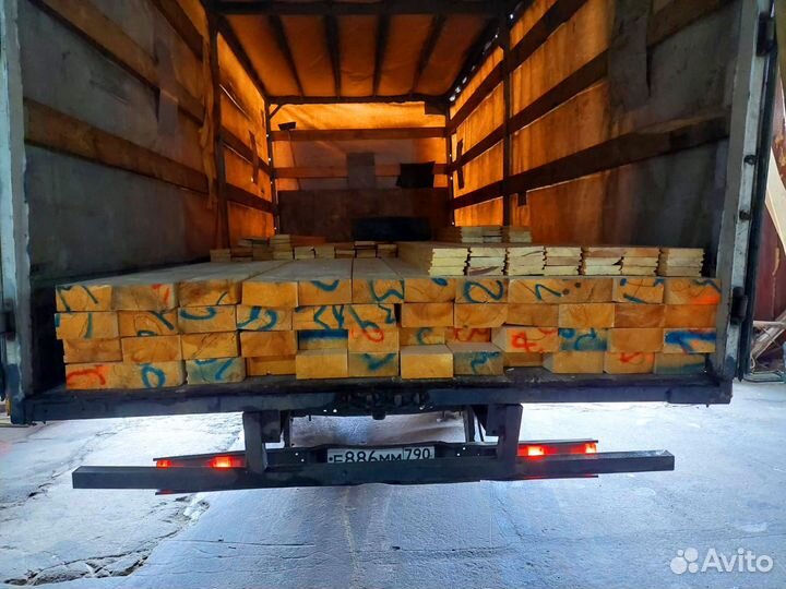 Брус строганный 140х190х6000мм, лиственница, сухой