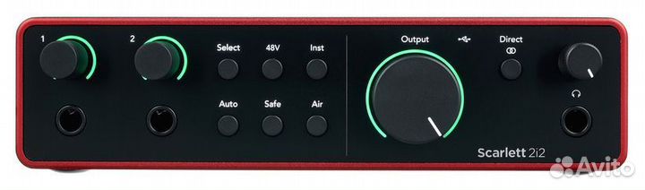 Аудиоинтерфейс Focusrite Scarlett 2i2 4th Gen