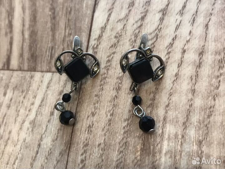 Серебряные серьги