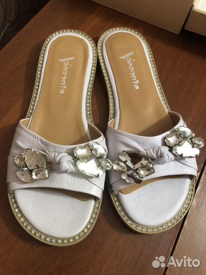 Шлепанцы женские науральная кожа 37р