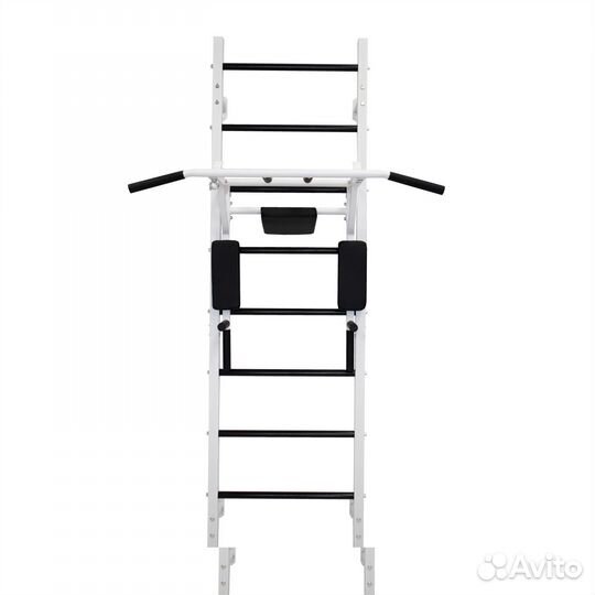 Навесной «Турник-брусья-пресс (3в1)» цвет белый