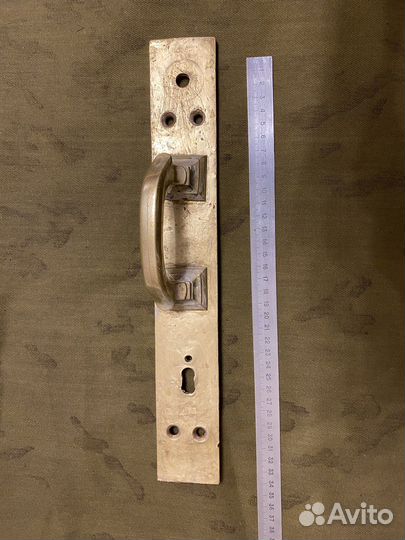 Дверные ручки старинные, бронза