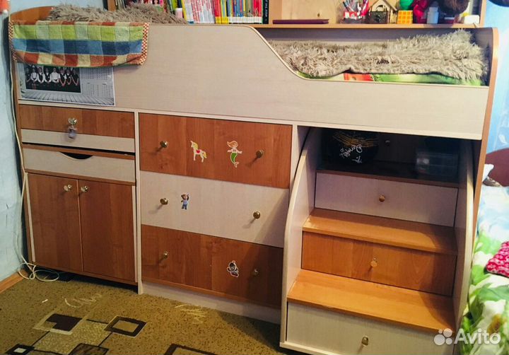 Кровать-чердак б/у