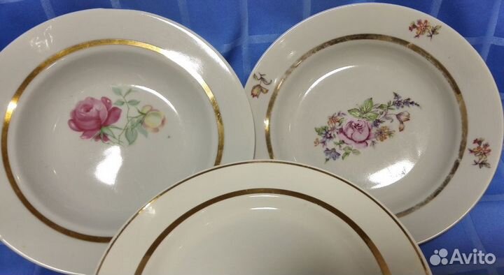 Тарелка Фарфор Конаково Туймазы Вербилки Пролетари