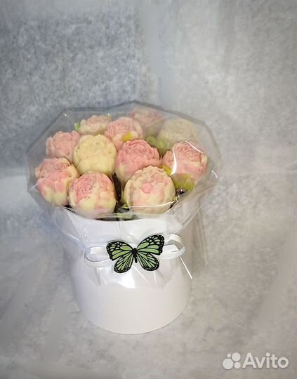 Шоколадные пионы. Букет. Подарок