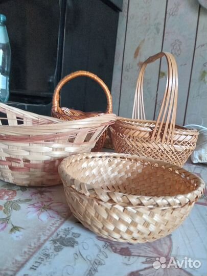 Вазочки и корзиночки из лозы