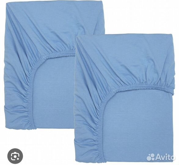 Натяжная простынь Икеа Лен