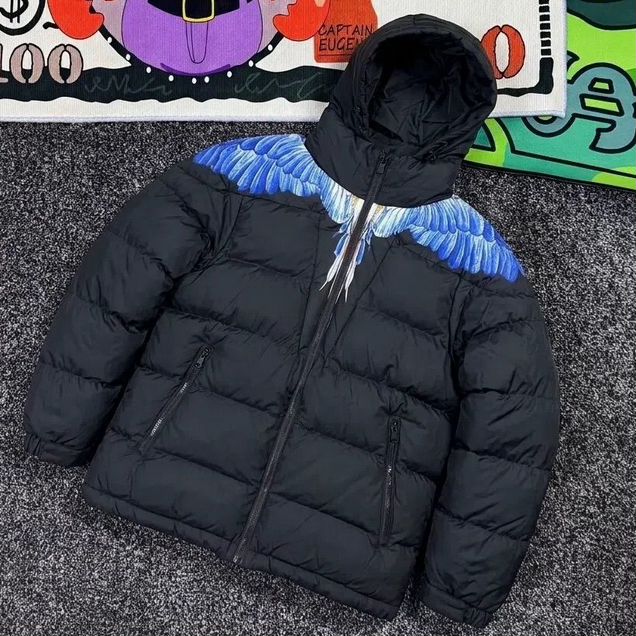 Пуховик зимняя marcelo burlon