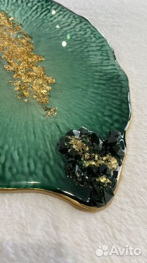 Сырная тарелка из эпоксидной смолы