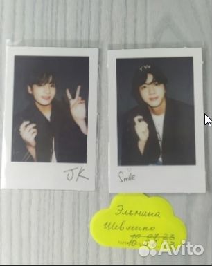 Фотофолио (фотобук) BTS Общий - карты полароид