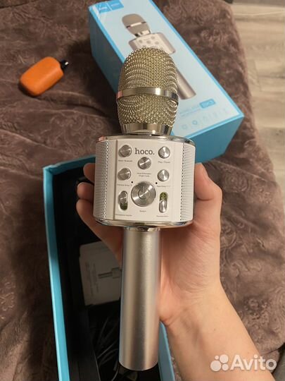 Микрофон-колонка Hoco BK5 (Bluetooth)