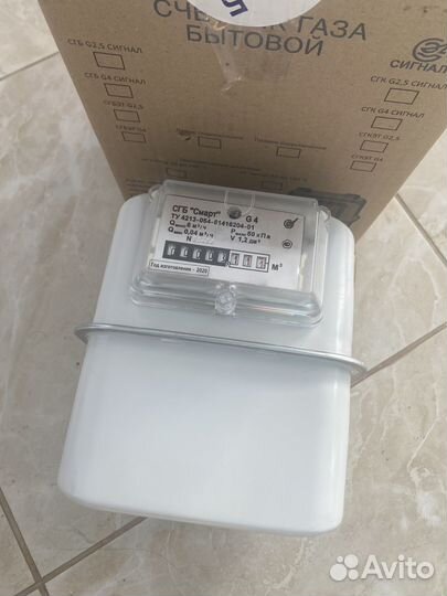 Счетчик газа бытовой сгб G4левый 60 Смарт